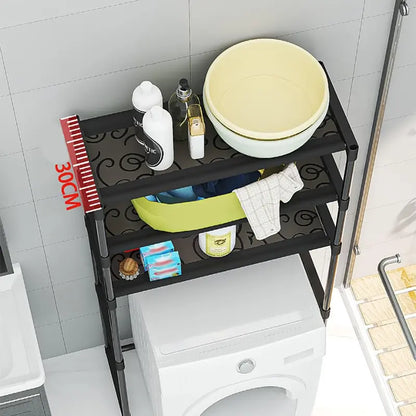 Garvee 3-Tier Freestanding Over-The-Toilet Storage Shelf, No-Drilling Bathroom Organizer for Bathroom, Laundry, Room Storage
