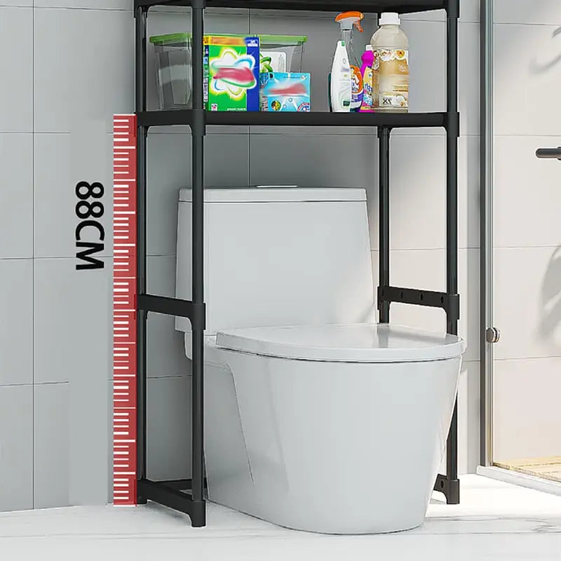 Garvee 3-Tier Freestanding Over-The-Toilet Storage Shelf, No-Drilling Bathroom Organizer for Bathroom, Laundry, Room Storage