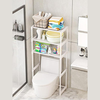 Garvee 3-Tier Freestanding Over-The-Toilet Storage Shelf, No-Drilling Bathroom Organizer for Bathroom, Laundry, Room Storage