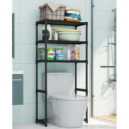 Garvee 3-Tier Freestanding Over-The-Toilet Storage Shelf, No-Drilling Bathroom Organizer for Bathroom, Laundry, Room Storage